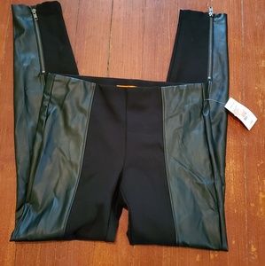 NWT faux leather pants